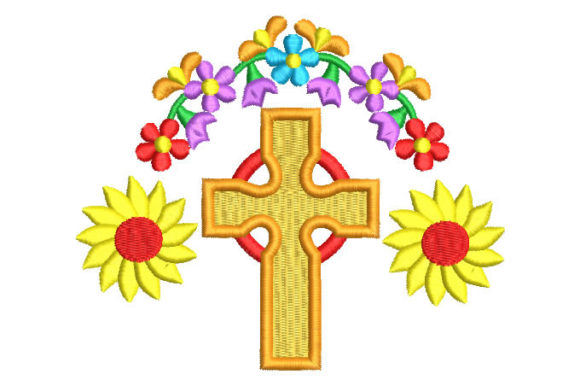 Cross with Colorful Flowers: A Designer’s Review