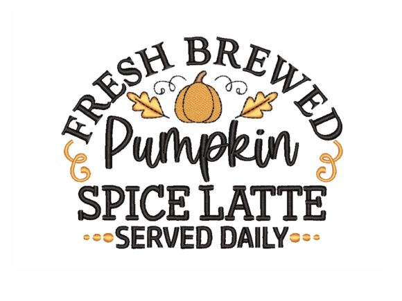 Reviewing the Pumpkin Spice Latte Embroidery Design